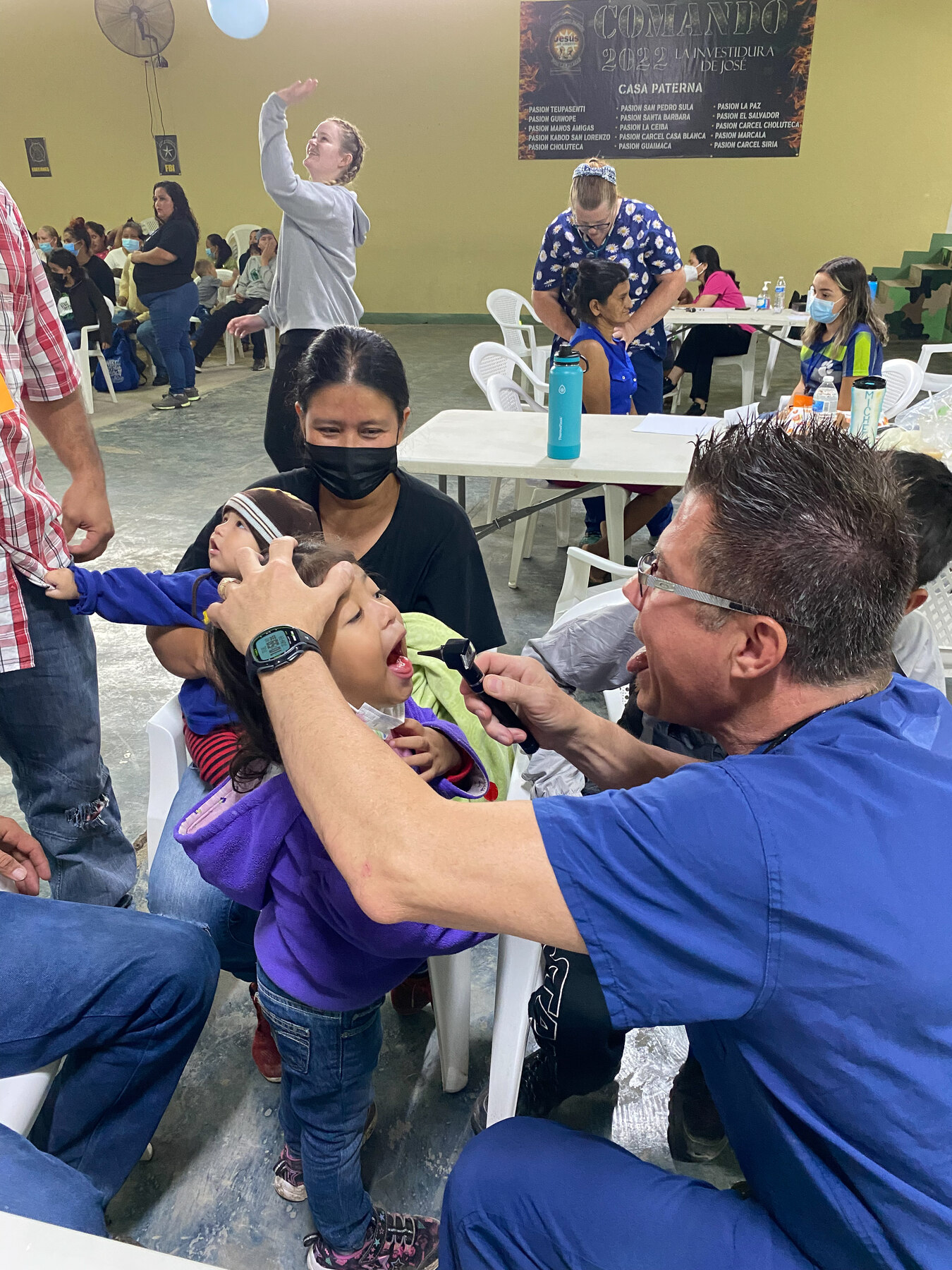Hands-on ministry during the Honduras mission