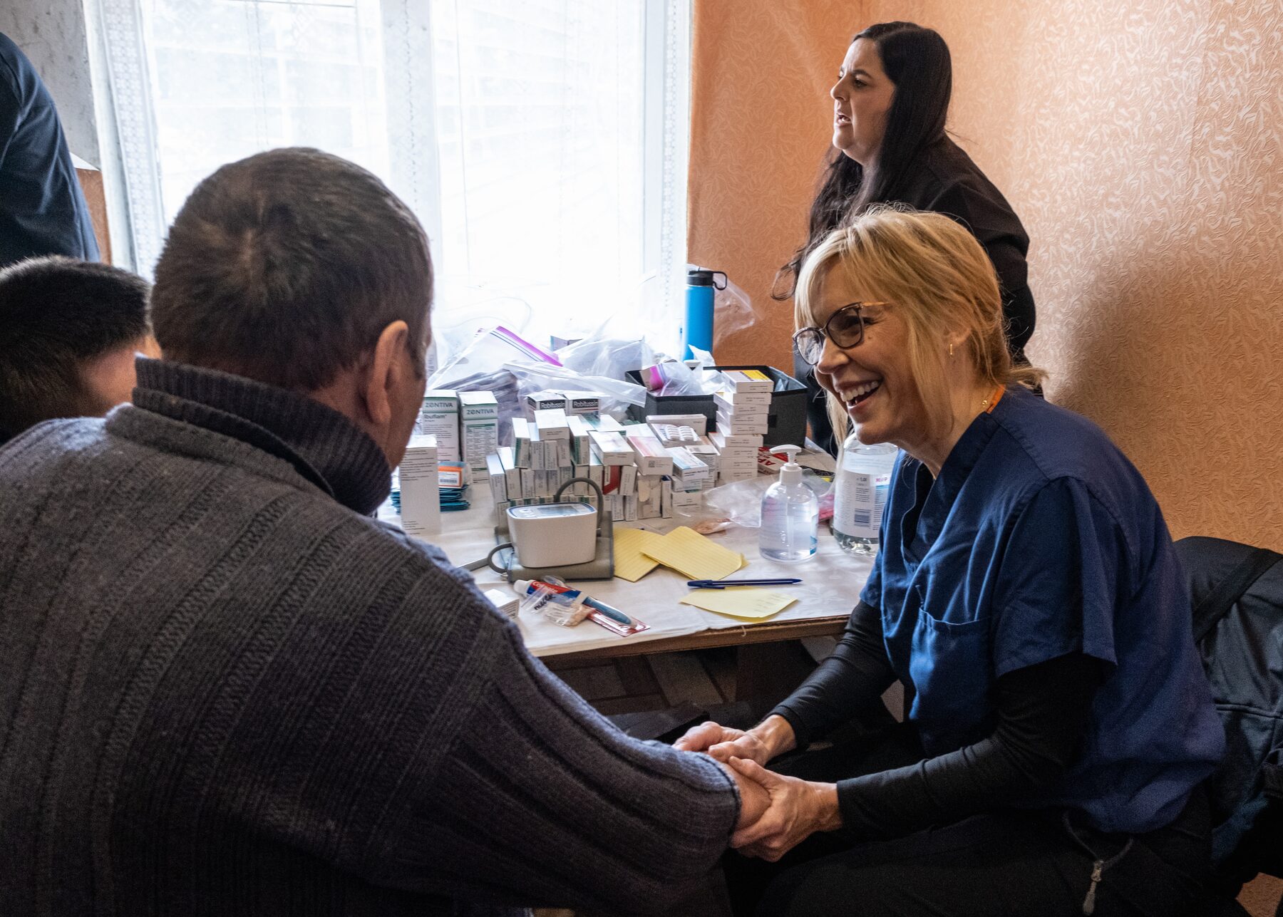 Medical assistance during the Ukraine 2023 mission