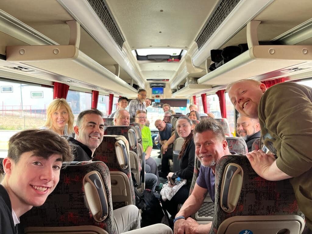 Living Stones team traveling during the Ukraine 2023 mission